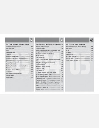 2010 volvo xc60 owners manual lhd& rhd